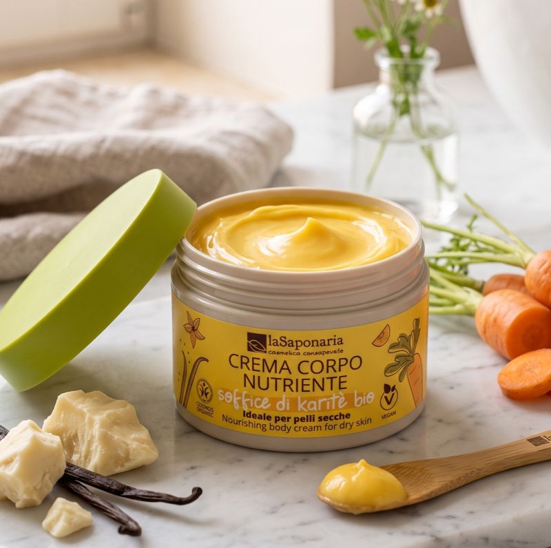 Crema corpo nutriente - Soffice di Karitè <BR>La Saponaria