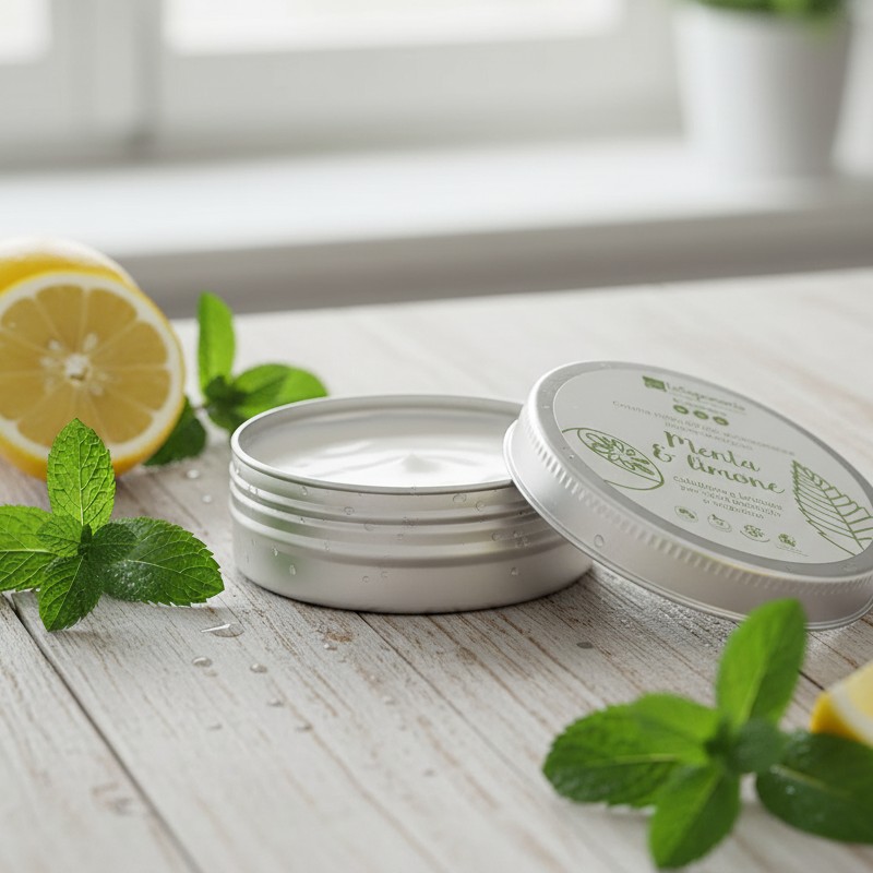 crema mani menta limone la saponaria