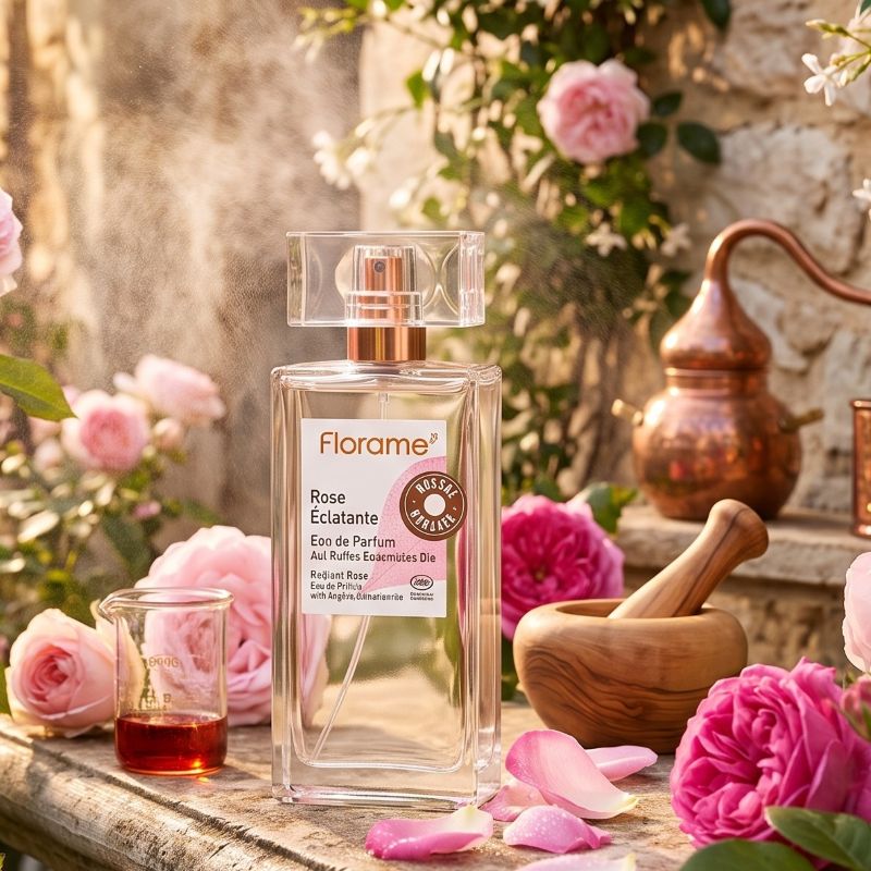 EAU DE PARFUM "ROSE ECLATANTE" <br>Florame