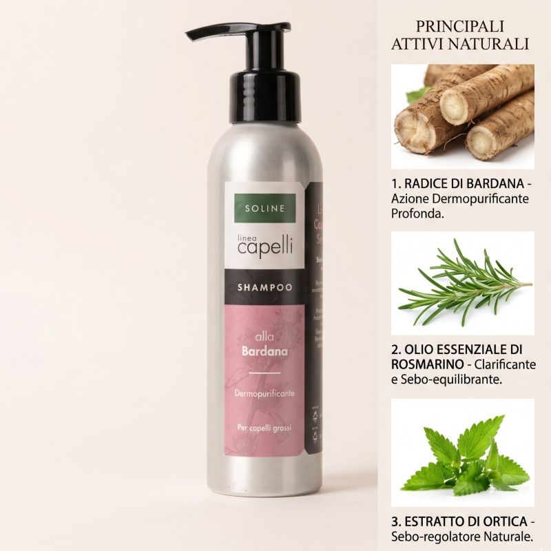 shampoo bardana solimè