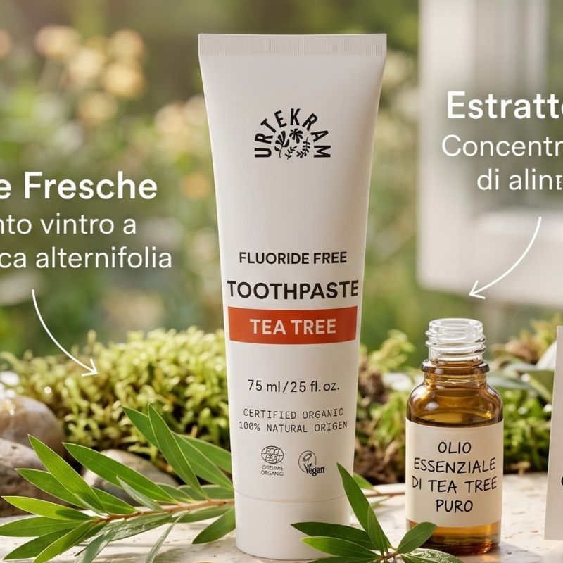 Dentifricio tea tree <br>Urtekram