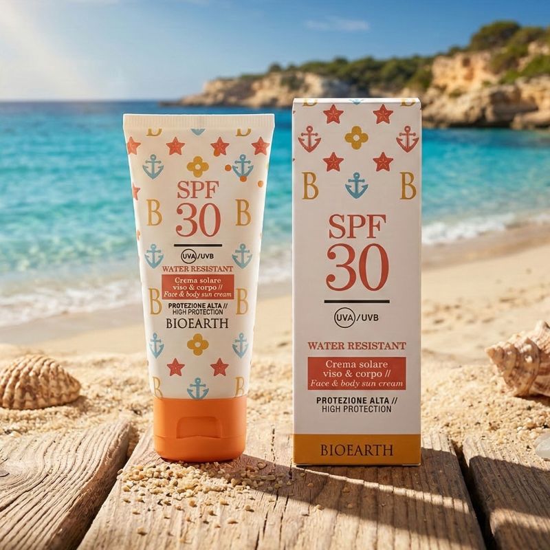 crema solare 30 bioearth