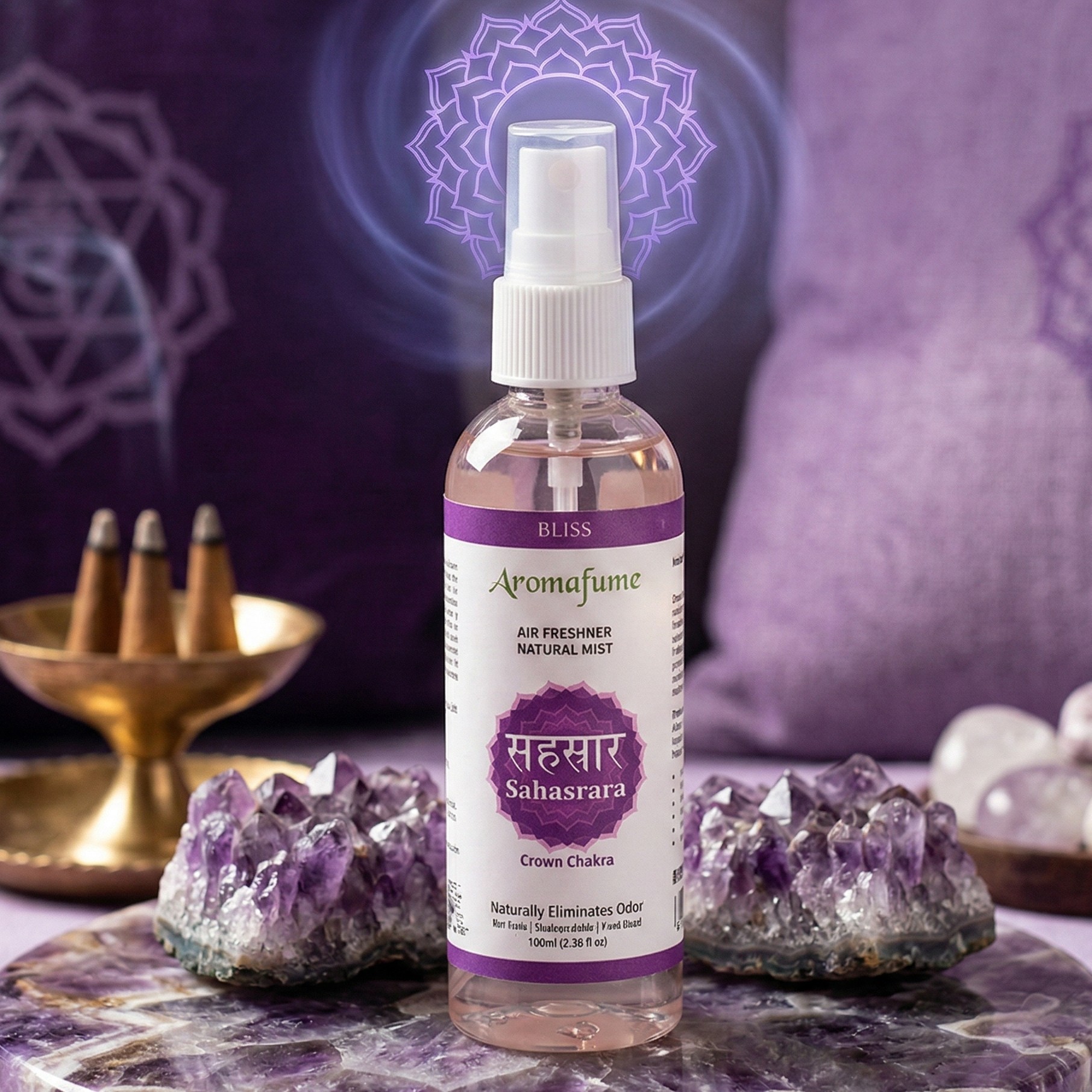 aromafume spray ambiente 7 chakra