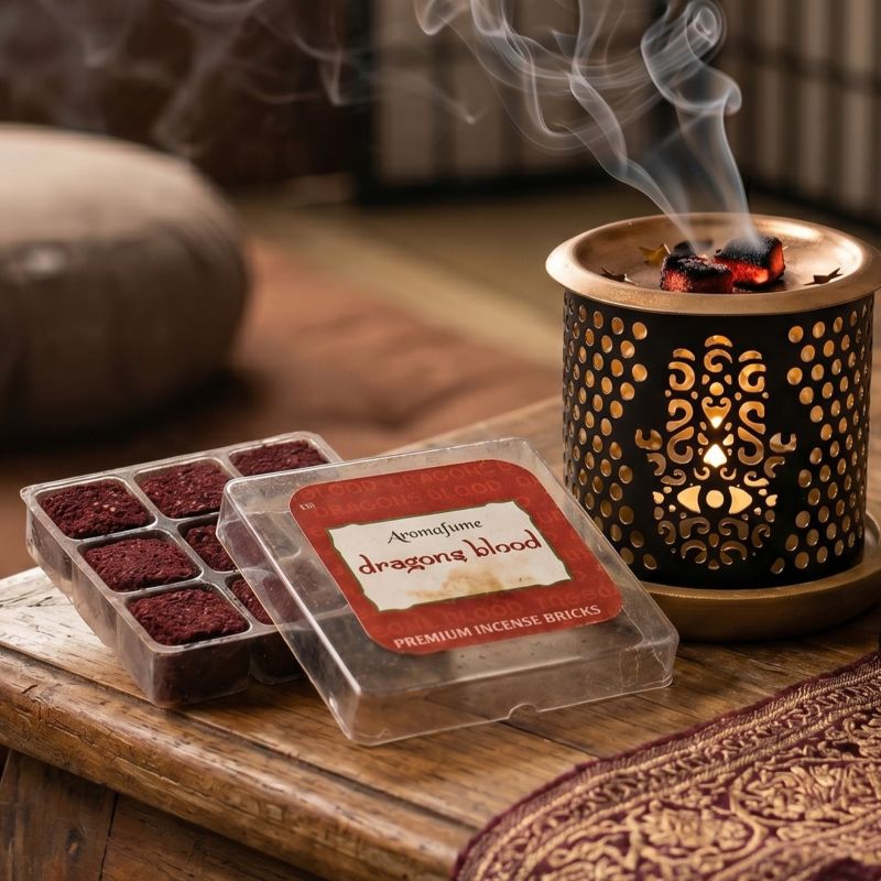 Incenso mattoncini Sangue di Drago <br>Aromafume