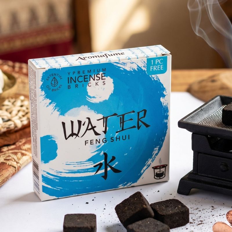 Incenso mattoncini Feng Shui ACQUA <br>Aromafume