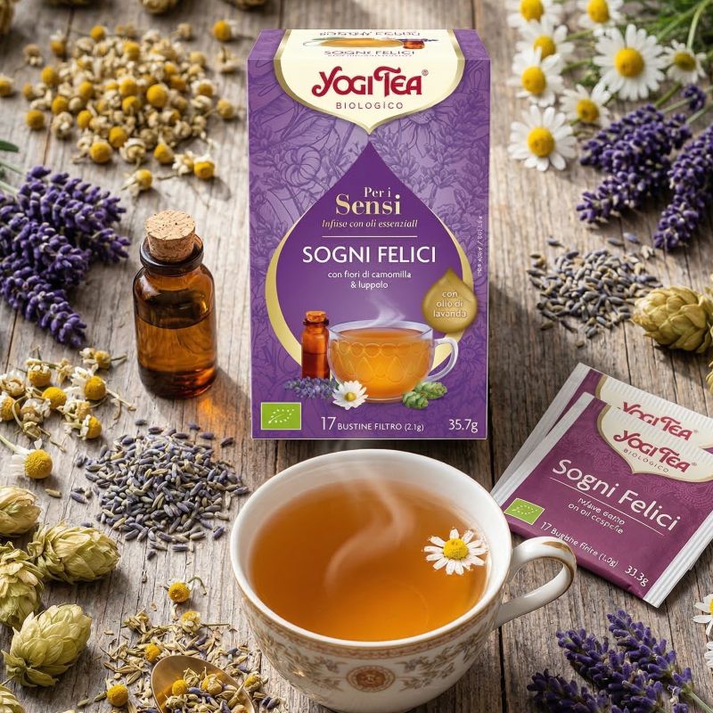 sogni felici yogi tea