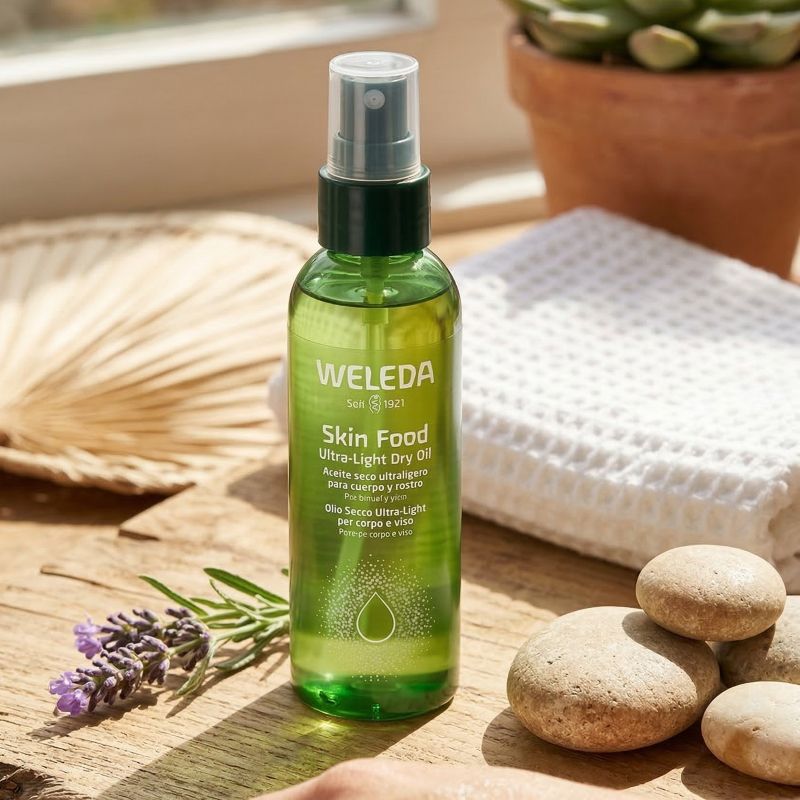 skin food weleda olio secco