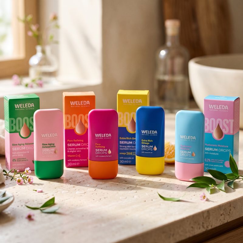 SERUM DROPS <br>Weleda