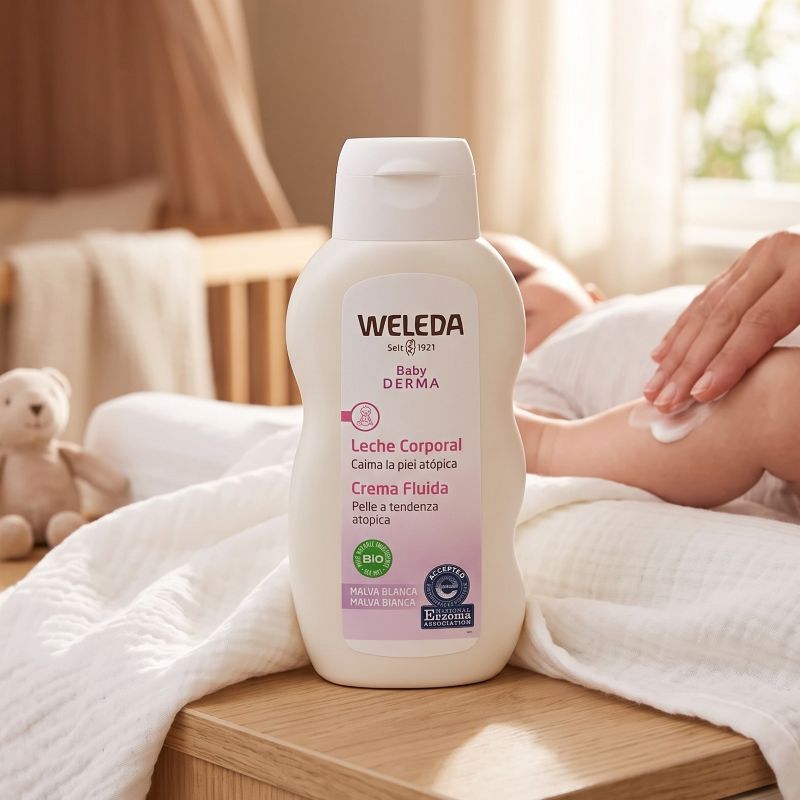 Crema fluida pelle atopica Malva Bianca <BR>Weleda