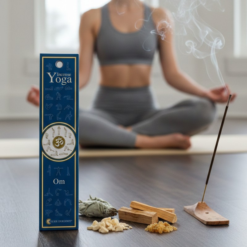 om incenso yoga fiore d'oriente