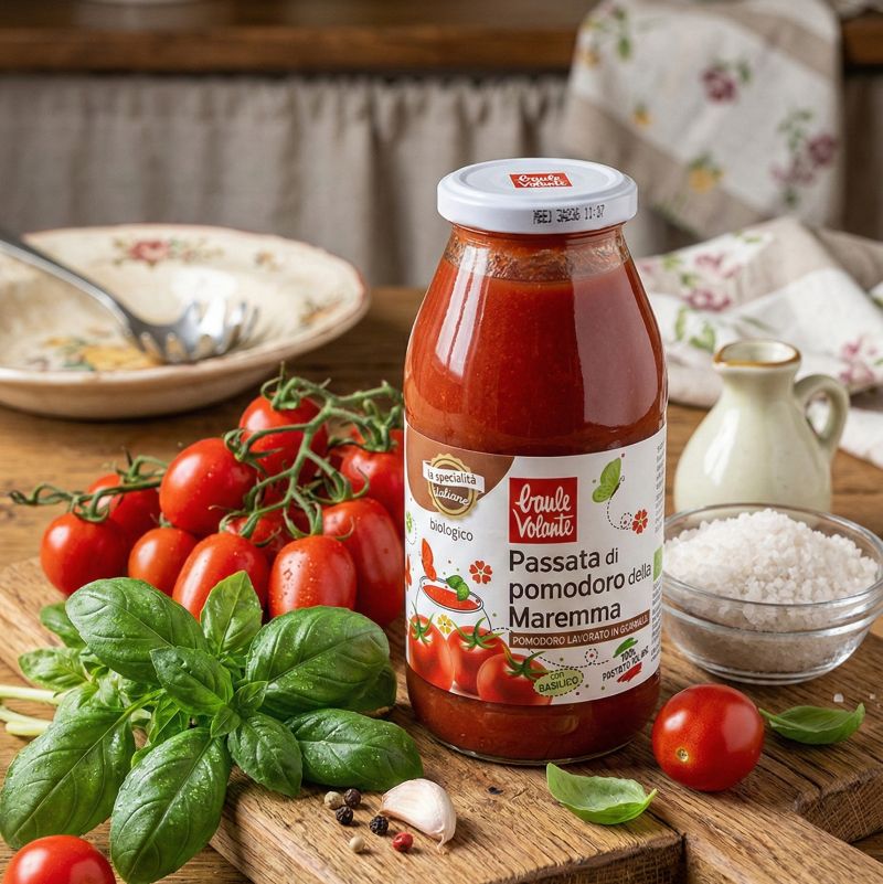 passata pomodoro maremma baule volante