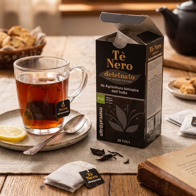 tè nero deteinato altromercato