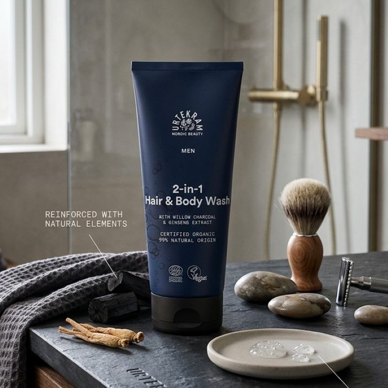 shampoo doccia for man urtekram