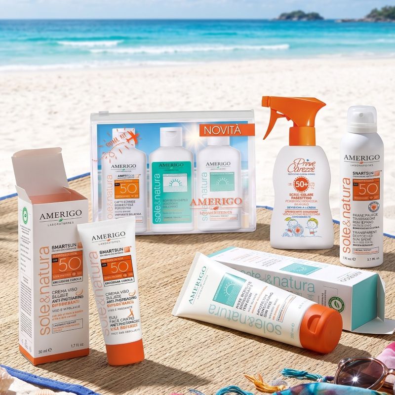 CREMA SOLARE PROTEZIONE ALTA SPF 50 <br>Amerigo cosmesi