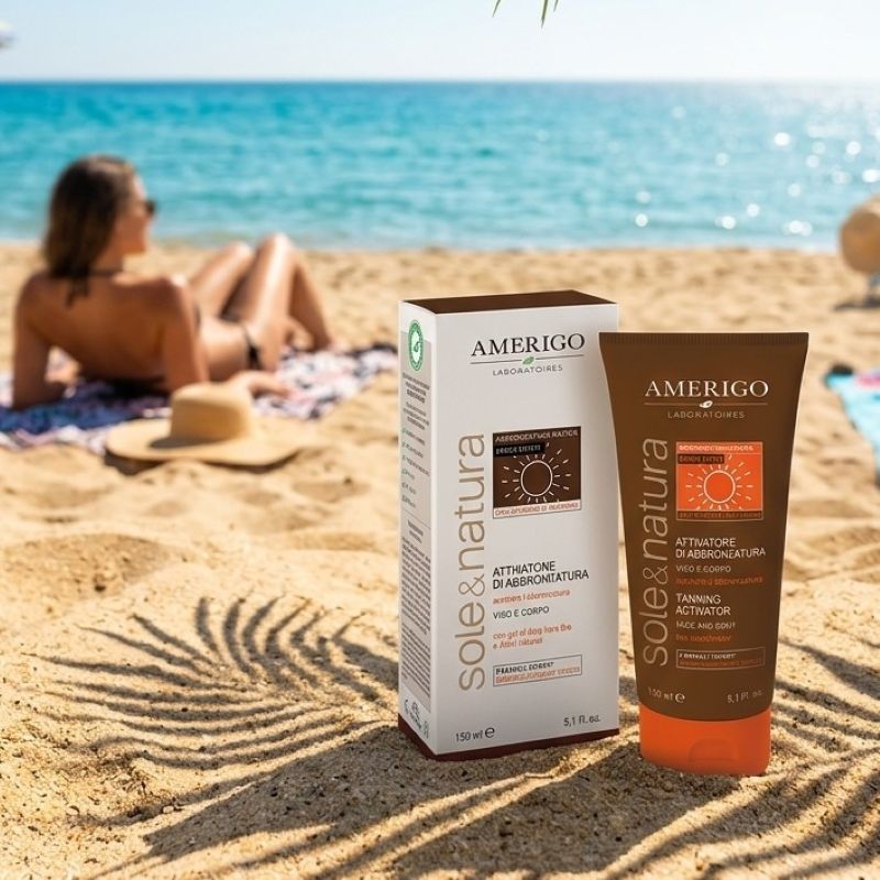 ATTIVATORE DI ABBRONZATURA <br>Amerigo cosmesi