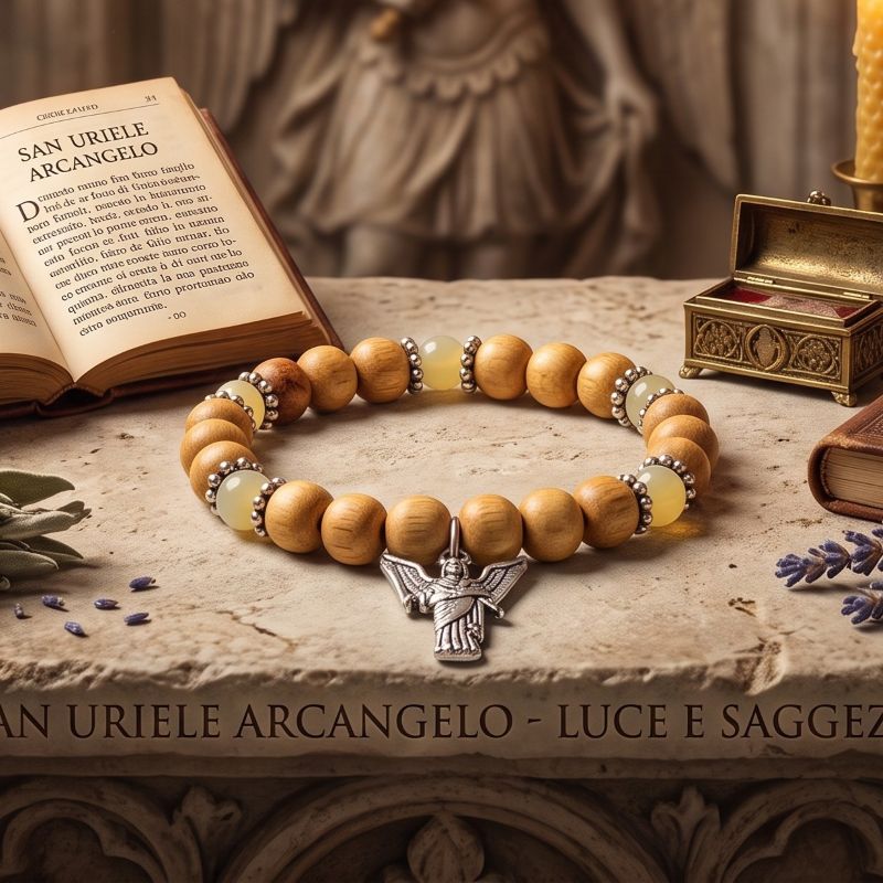 Braccialetto Arcangelo Uriele elastico