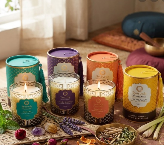 Candela profumate ayurvediche <br>Ayurveda