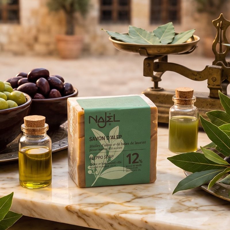 Sapone di Aleppo olio di Alloro 12% <br>Najel