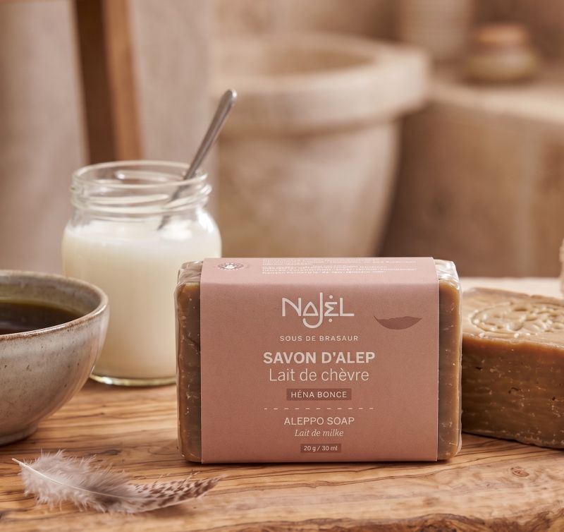 Sapone di Aleppo al latte di Capra <br>Najel