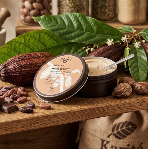 Burro di karité con cacao organico <br>Najel