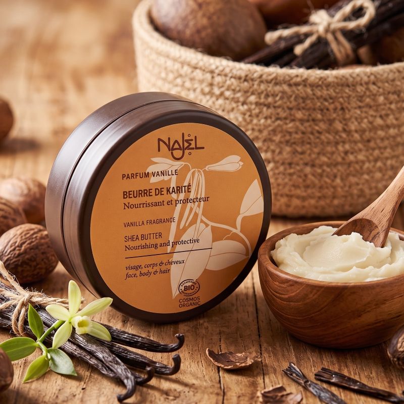 Burro di karité alla vaniglia biologico <br>Najel