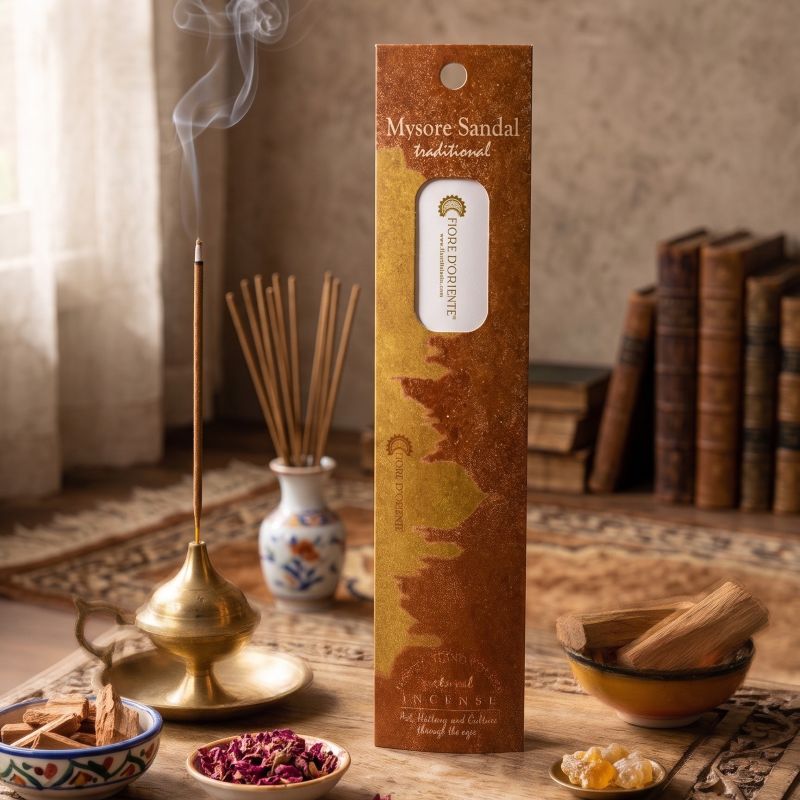 Mysore Sandalwood Traditional Incense <br>Fiore d'Oriente