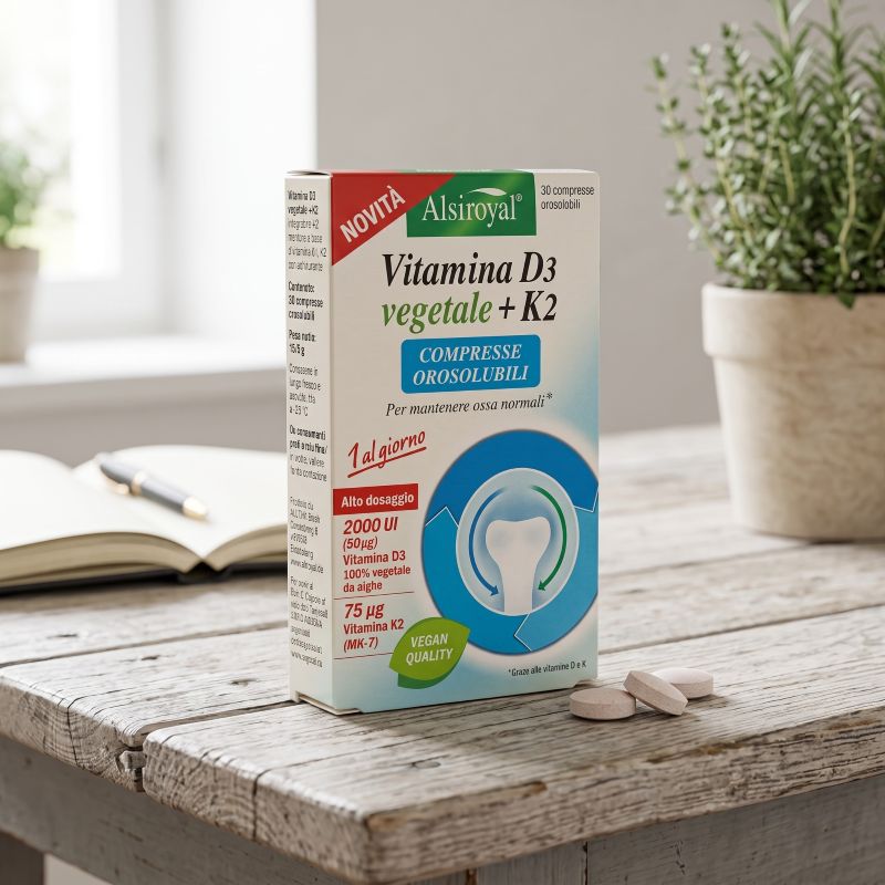 Vitamina D3+K2 orosolubile <br>Alsitan