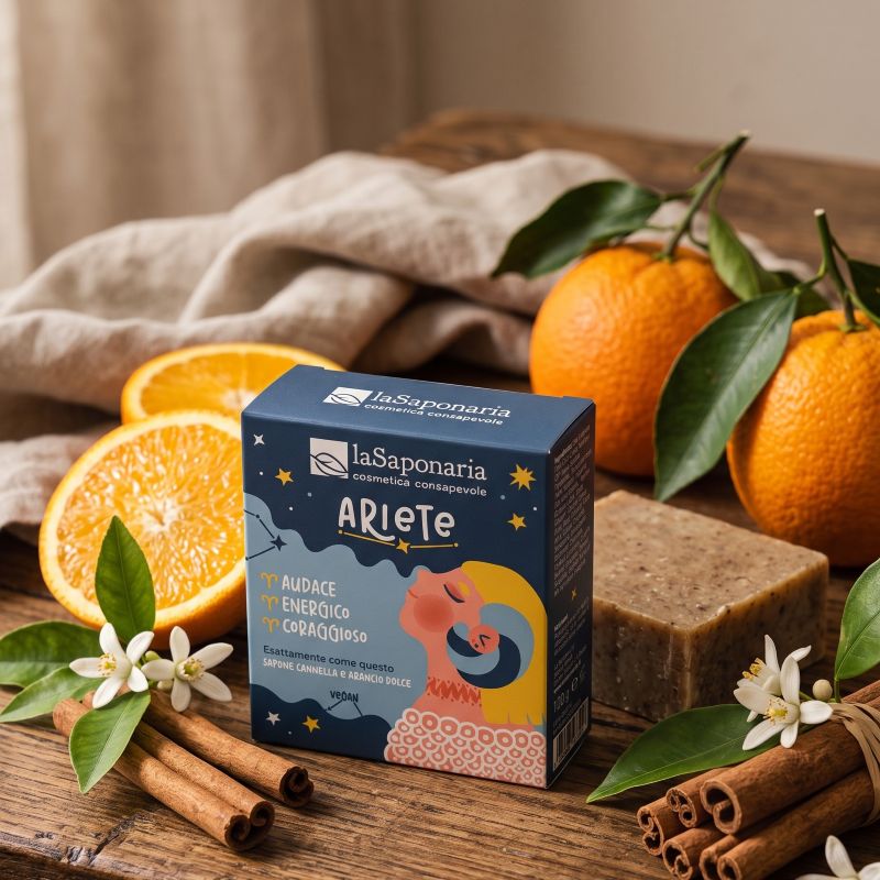 Ariete - Sapone cannella e arancio dolce <br> La Saponaria