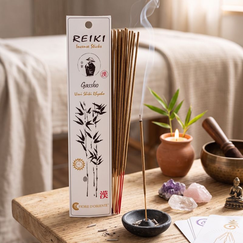 Reiki Incense Gassho <br>Fiore d'Oriente